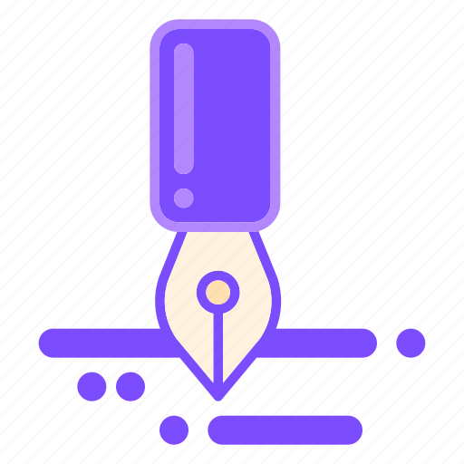 Draw, ink, ink pen, pen, write, written, tool icon - Download on Iconfinder