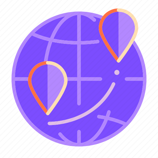 Geography, geotag, global, globe, international, mail, transcontinental icon - Download on Iconfinder