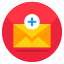 add mail, new mail, create mail, email, letter 