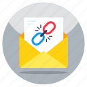 linked mail, email, correspondence, letter, envelope