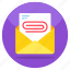mail attachment, letter attachment, correspondence, envelope, email attachment 