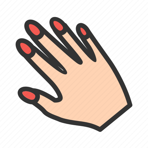 Beautiful, beauty, hands, manicure, nail, nails, woman icon - Download on Iconfinder