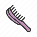 brush, comb, hair, hairbrush, human, object, people