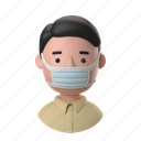 avatars, accounts, man, male, people, person, face, mask, shirt 