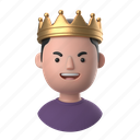avatars, accounts, man, male, people, person, king, sweater 