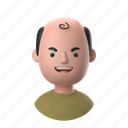 avatars, accounts, man, male, people, person, sweater, bald, balding, middle, aged 