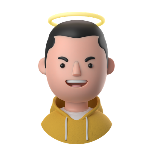 Avatars, accounts, man, male, people, person, angel 3D illustration - Free download