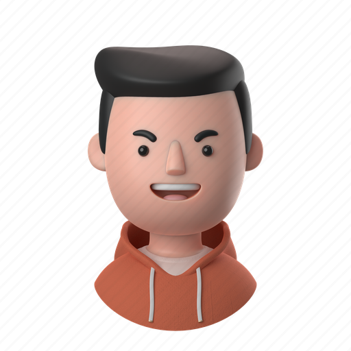 Avatars, accounts, man, male, people, person, casual 3D illustration - Download on Iconfinder
