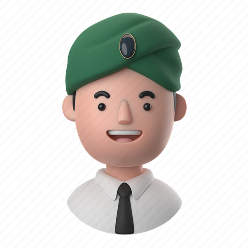 Avatars, accounts, man, male, people, person, culture 3D illustration - Download on Iconfinder