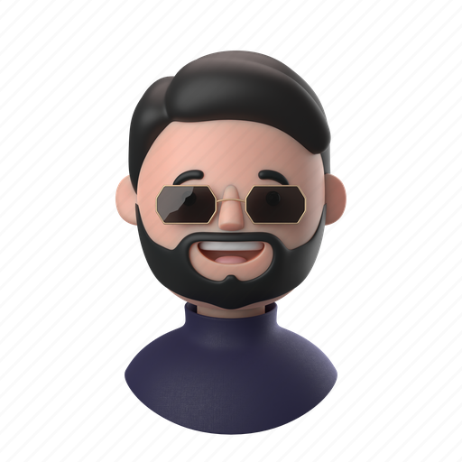 Avatars, accounts, man, male, people, person, fashion 3D illustration - Download on Iconfinder