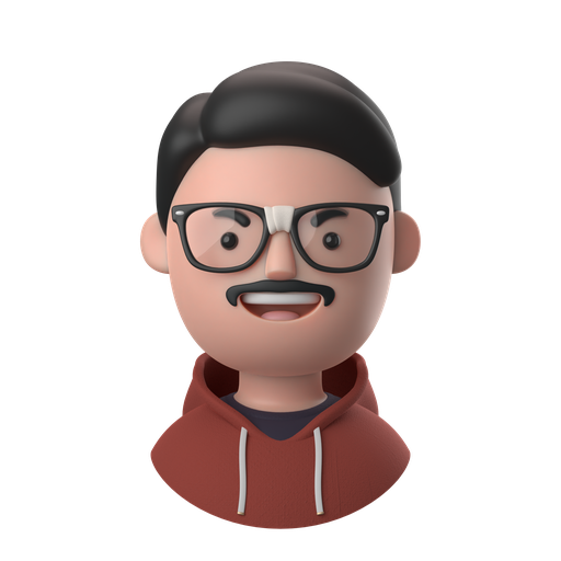 Avatars, accounts, man, male, people, person, glasses 3D illustration - Free download