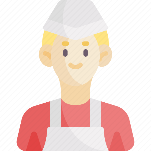 Male, occupation, job, avatar, profession, cook, shopkeeper icon - Download on Iconfinder