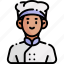 male, occupation, job, avatar, profession, chef, cook 