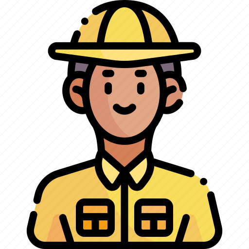 Male, occupation, job, avatar, profession, archeologist, zoo keeper icon - Download on Iconfinder