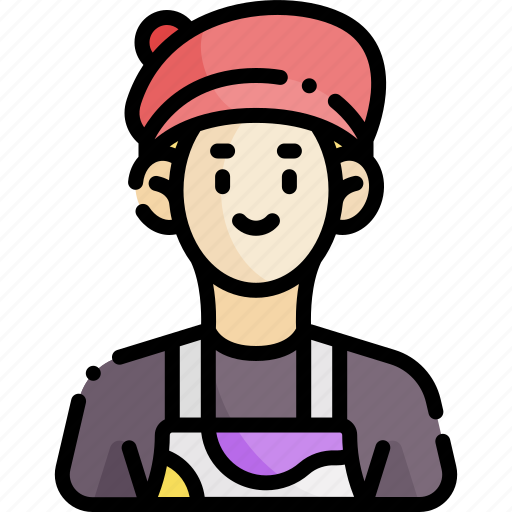 Male, occupation, job, avatar, profession, artist, painter icon - Download on Iconfinder