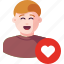 avatar, favorite, heart, like, love, user, valentine 