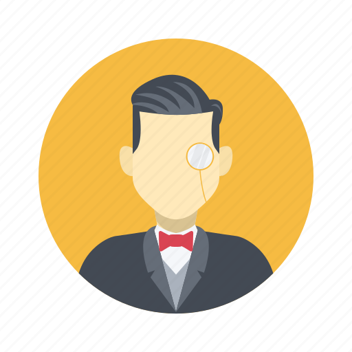 Bow tie, rich, testimonial, boy, user, team, character icon - Download on Iconfinder