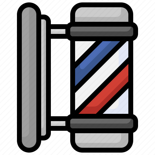 Barber, barbershop, sign, pole, beauty icon - Download on Iconfinder