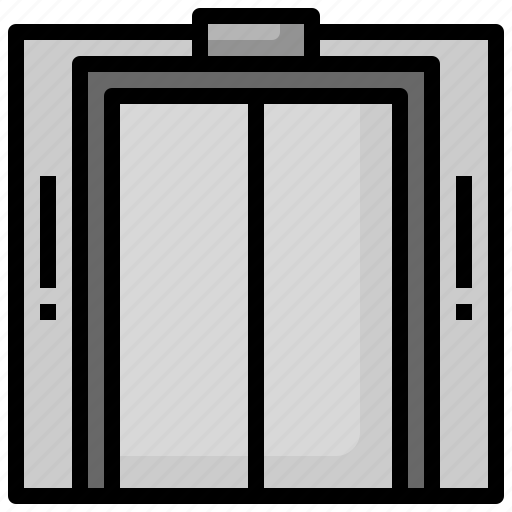 Elevator, transportation, doors, electronics, lift icon - Download on Iconfinder