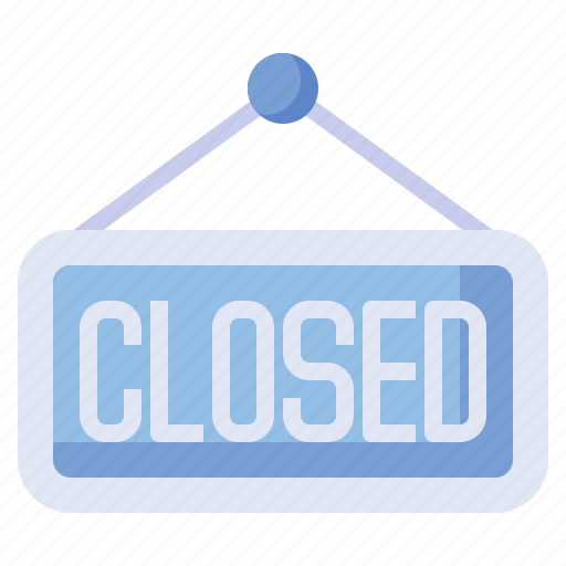 Closed, online, shopping, signaling, sign, close icon - Download on Iconfinder