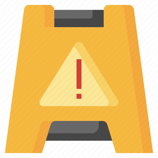 Wet, floor, signaling, warning, caution, danger icon - Download on Iconfinder
