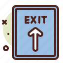 exit, forward, signaling, shopping