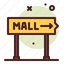 mall, sign, signaling, shopping