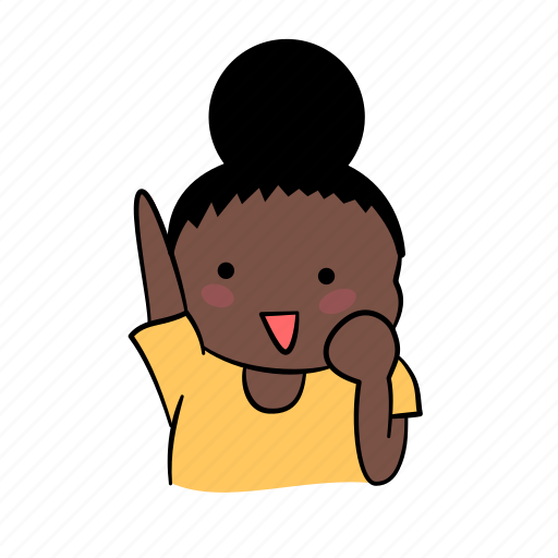 Eager, emoticon, girl, motivated, ready, sticker, vee icon - Download on Iconfinder