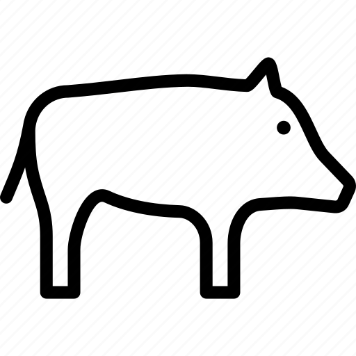 Boar, hog, pig, wild icon - Download on Iconfinder