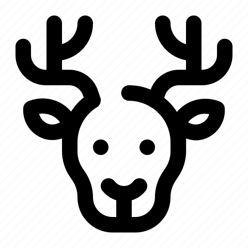 Reindeer, deer, mammal, animal, nature, cute, pet icon - Download on Iconfinder