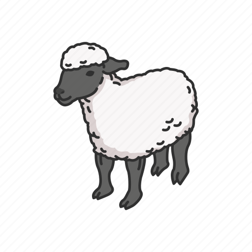 Animals, domestic sheep, lamb, mammal, ovis, sheep icon - Download on Iconfinder