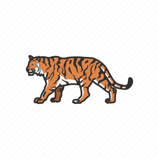 Animal, cat, feline, largest cat, mammal, panther, tiger icon - Download on Iconfinder