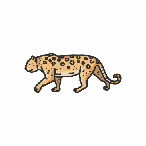 Animal, big cat, feline, leopard, mammal, rosette, wild cat icon - Download on Iconfinder