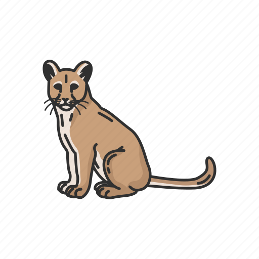 Animals, cougar, feline, mammals, mountain lion, panther, puma icon -  Download on Iconfinder