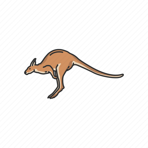 Animal, female kangaroo, joey, kangaroo, mammals, wallaby, wallaroo icon - Download on Iconfinder