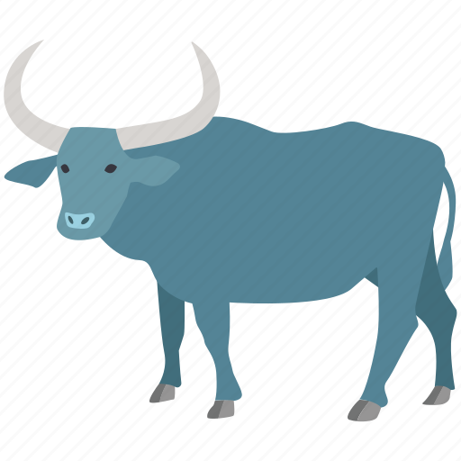 Bull, cattle, ox, oxen, rodeo, water, water buffalo icon - Download on Iconfinder