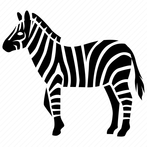 African, horse, plains, safari, striped, stripey, zebra icon - Download on Iconfinder