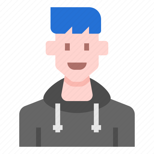 Avatar, casual, hoodie, man, men, profile, user icon - Download on Iconfinder