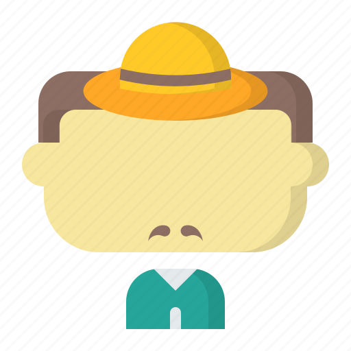 Avatar, face, farmer, male, man, user icon - Download on Iconfinder