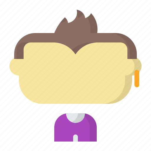 Avatar, face, faux, hawk, male, man, user icon - Download on Iconfinder