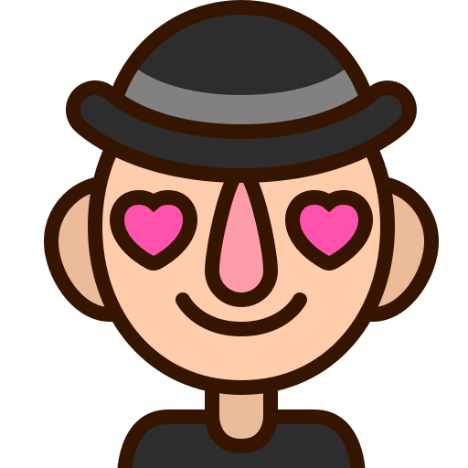 Admirer, emoji, emoticon, love, man, smiley, valentine icon - Free download