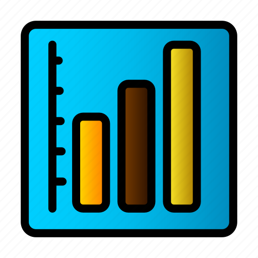 Icon, color, 3, bar, graph, chart, analytics icon - Download on Iconfinder