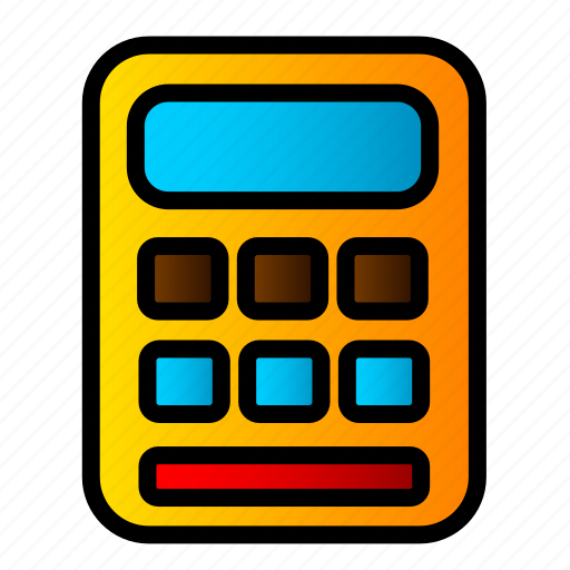 Icon, color, calculator, math, calculate, paint, accounting icon - Download on Iconfinder