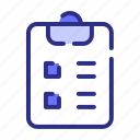 clipboard, checklist, task, todo