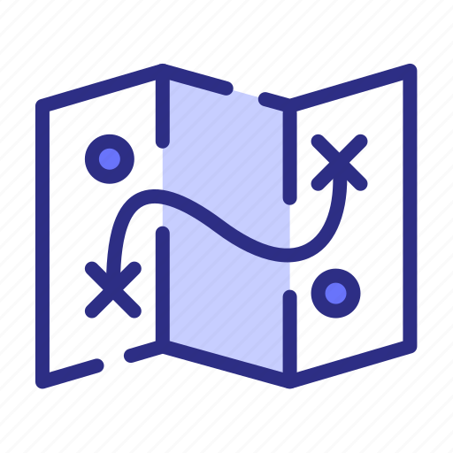 Plan, timeline, route, blueprint icon - Download on Iconfinder