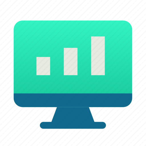Monitor, statistic, dashboard, chart icon - Download on Iconfinder