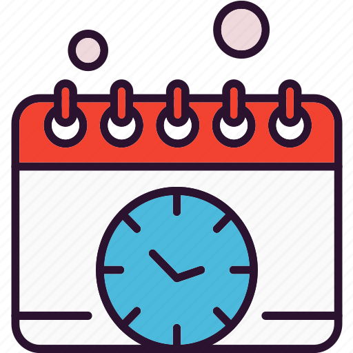 Calendar, clock, management, schedule icon - Download on Iconfinder