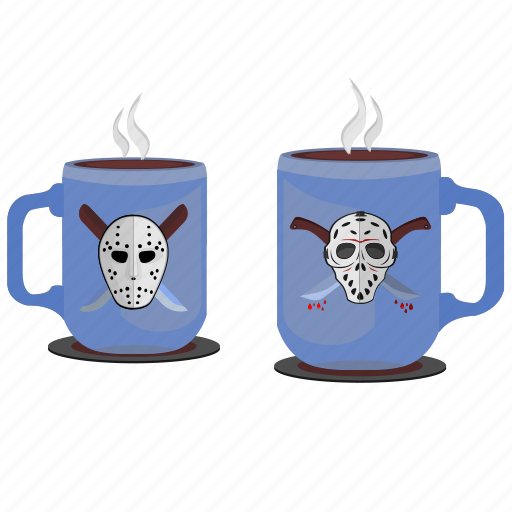 Coffee, cups, drink, killer, maniac, tea icon - Download on Iconfinder