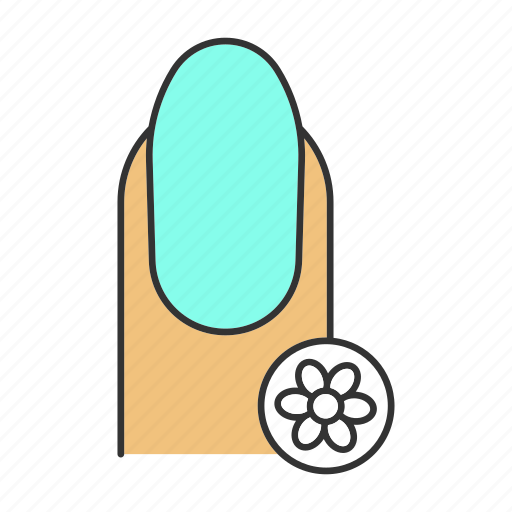 Art, care, fortification, manicure, nail, oval, shape icon - Download on Iconfinder