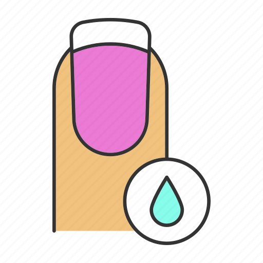 Beauty, drop, manicure, nail, remove, salon, service icon - Download on Iconfinder